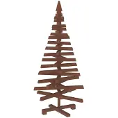 Syfax Holz Weihnachtsbaum KOTKA 120 cm Massives Kiefernholz