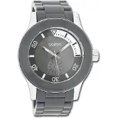 Oozoo Timepieces Damenuhr matt Quarzuhr mit Kunststoffarmband grau D3UOC4257A
