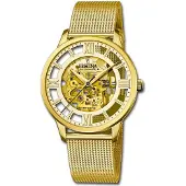 Festina Automatik Herren Luxus Armbanduhr Edelstahl gold D3UF20667/1