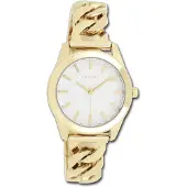 Oozoo Timepieces Damenuhr Quarzuhr Analog mit Metallarmband gold D3UOC11419