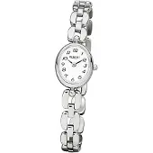 Regent Damenuhr F-966 Quarz-Uhr mit Stahl-Armband silber D3URF966