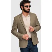 OMBRE Sakko für Herren mit Viskose Slim Fit olive S