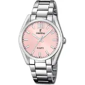 Festina Boyfriend Damen Casual Armbanduhr Edelstahl silber D3UF20622/2