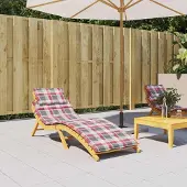 Merkloos Sonnenliegen mit Rautenmuster für Strand und Garten