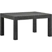 Merkloos Rechteckige Pflanzentafel, 58x58x41 cm, anthrazitfarben