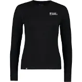 Mons Royale Cascade Merino Base Layer, Skiunterhemd, Damen, schwarz