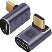 Techly IADAP USB4C-40G, USB-C 4.0, USB-C 4.0, Grau