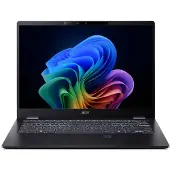 Acer TravelMate P6 14 AI Touchscreen | TMP614-54T-TCO | Schwarz