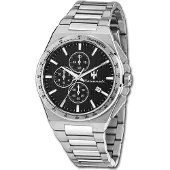 Maserati Herrenuhr Traguardo Chrono Edelstahl schwarz UMAR8873612050 D3UMAR8873653004
