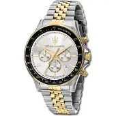 Maserati Herrenuhr Traguardo Chrono Edelstahl schwarz UMAR8873612050 D3UMAR8873640024