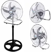 OEM Standventilator, höhenverstellbar, 3 Windgeschwindigkeiten, schwarz
