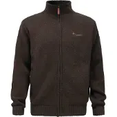 Pinewood 5479 Hurricane Full Zip Sweater D.Brown Melange (235) L