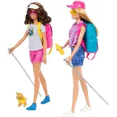 Barbie Puppen und Zubehör, 2 Puppen mit Zelt, 2 Schlafsäcken, Kajaks und Camping-Zubehörteilen, Modepuppe, Weiblich, 3 Jahr(e), Junge/Mädchen, 330 mm, 130 g