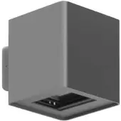 Brumberg 65091103 LED-Wandanbauleuchte 230 V AC, 50 Hz, 2 x 7 W, 3.000 K, graphit struktur, IP54