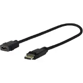 VivoLink PRODPADAPHDMI4K, 0,2 m, DisplayPort, HDMI, Stecker, Buchse, Gerade
