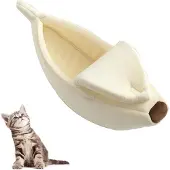 Merkloos Katzen- und Hundebett in Bananenform