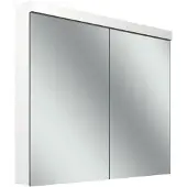 Schneider LOW plus LED-Spiegelschrank, 2 Türen 45/45cm, 895x120x747mm, Beleuchtung oben, 172.090.02.0201, Ausführung: EU-Norm/Korpus weiss/3000K