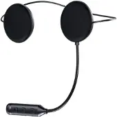 LTPRTZ Motorradhelm-Headset – Bluetooth-Kommunikation – Sicheres Fahren – Aktive Geräuschunterdrückung – 30-mm-Lautsprecher – Schwarz