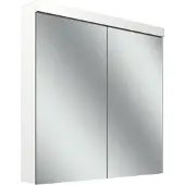 Schneider LOW plus LED-Spiegelschrank, 2 Türen 40/40cm, 795x120x747mm, Beleuchtung oben, 172.080.02.0201, Ausführung: EU-Norm/Korpus weiss/3000K