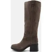 Timberland für Damen. TB0A43M8EIV1 Bellevaux hohe Stiefel aus braunem Leder (38 W), Flach, Reißverschluss, Lässig