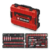 Einhell 92-tlg. Werkzeugkoffer Werkstatt 370514 bestückt
