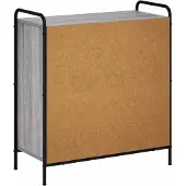 Syfax Sideboard Sonoma-Grau 97 x 33 x 81 cm Holzwerkstoff
