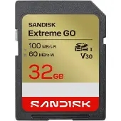 SanDisk SDHC Extreme Go 32GB 100/60MB/s-C10-UHS-I-U3-V30