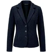 Peter Hahn Jersey-Blazer blau