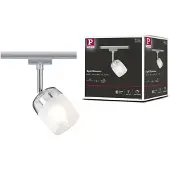 Paulmann URail Blossom Spot, chrom/klar/satiniert