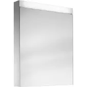 Schneider PATA LED-Spiegelschrank, eine Tür 60cm, wechselbarer Anschlag, 595x120x756mm, Beleuchtung oben dimmbar, 161.060.02.02
