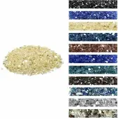 Vevor Feuerglas, 4,5 kg hochtemperaturbeständige Glassteine, 12,7 mm reflektierende Feuerstellen-Glasperlen, Feuerstelle Glasfelsen, Kaminglas, Feuerkristall, Feuerperlen, für Kamin, Golden