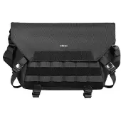 Beiwe BC08 Kamera-Schultertasche - Schwarz, 9L Sling Bag Wasserabweisend mit verstellbaren Trennwänden für DSLR, Systemkamera & Zubehör, Leichte Fototasche mit abnehmbarem Schulterpolster