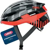 ABUS Rennradhelm StormChaser - Leichter und komfortabler Fahrradhelm für professionellen Radsport für Damen und Herren - Orange/Grau, Größe S – Größe S (51-55 cm), Orange ( tech orange)