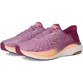 SKECHERS Max Cushioning Propulsion-Sneaker für Damen, Raspberry Textile Orange T