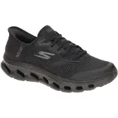 SKECHERS Damen Go Walk Glide-Step 2.0 Belah Slip-InTurnschuhe, Black Textile/Tri