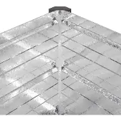 vidaXL Hochbeet im Garten Verzinktes Silber 160 x 40 x 24 cm Stahl
