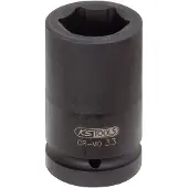 Ks Tools 515.1834, Steckschlüsselbuchse, Schwarz, 1 Kopf/Köpfe, 1", Metrisch, 34 mm
