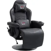 HOMCOM Relaxsessel mit Massagefunktion Elektrisch TV-Sessel mit Liegefunktion