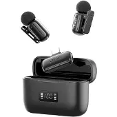 Ulanzi A200 Mini-Mikrofon, kabellos, USB-C – Schwarz