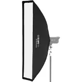 GlareOne Softbox PRO 35 x 140cm mit Wabengitter SOFTPRO35X140