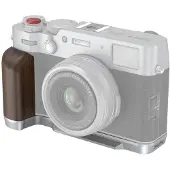 SmallRig 4804 L-förmiger Holzgriff für Fujifilm X100VI / X100V, silber