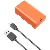 SmallRig 4971 NP-F550 USB-C Kamera-Akku orange