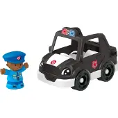 Fisher-Price Little People Police Car, 1 Jahr(e), Schwarz, Weiß, Kunststoff
