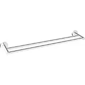 Evenes Doppelter Badetuchhalter Eight, Messing verchromt, 600 mm - 93 991 17