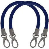 Merkloos Set mit 2 Ledergriffen für Handtaschen