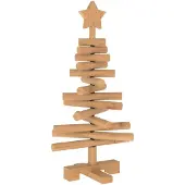 Syfax Holz Weihnachtsbaum KOTKA 60 cm Massives Kiefernholz