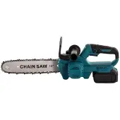 OEM Akku-Elektrosäge, 15 cm Schwert, wiederaufladbarer Lithium-Akku, Blau