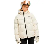 Roxy Snowboardjacke "15K Alofted Puffy", Damen, Gr. S, beige (biscotti frosty), Obermaterial: 100% Polyester., Jacken Snowboardjacke