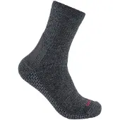 Carhartt Force Grid Midweight Synthetic-merino Wool Blend Short Crew Sock carbon heather (CRH) L