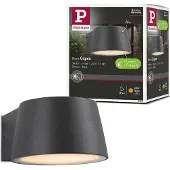 Paulmann LED-Außenwandlampe Capea, anthrazit, 10 cm, IP44